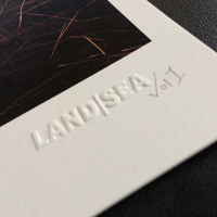 Land|Sea prints are stamped and numbered with Vol1